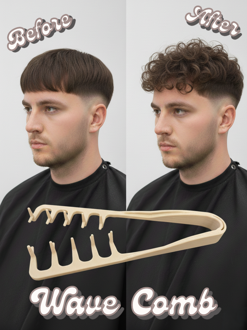 شانه حالت دهنده مو Wave Comb | شانه فر کننده و حجم دهنده مو