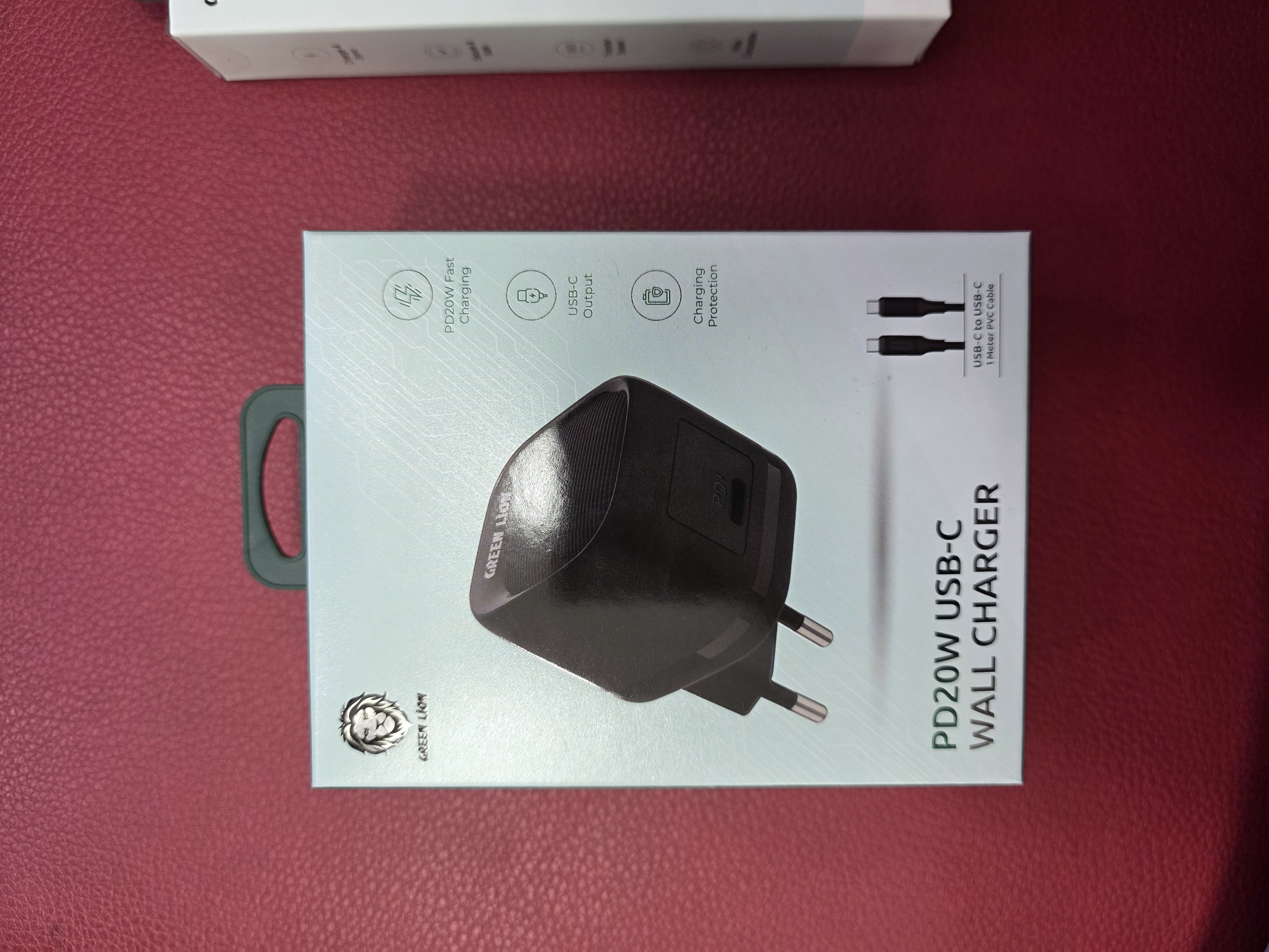 آداپتور fast charge برند GREENLION / 20w بهمراه سیم 1 متری